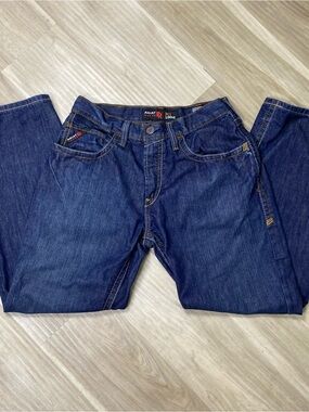 Ariat FR Jeans Mens 32x30 M3 Loose Fit Flame Resistant Work Denim Pants CAT 2